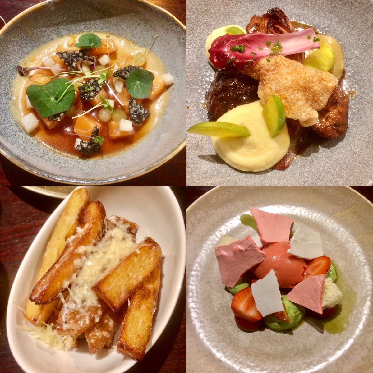 Excellent late lunch today <a href="/newchapter18/">New Chapter</a> with <a href="/carrieferg1/">caroline</a> Christmas present from <a href="/Saxobeat10/">James Ferguson</a> thank you 😋😋😋