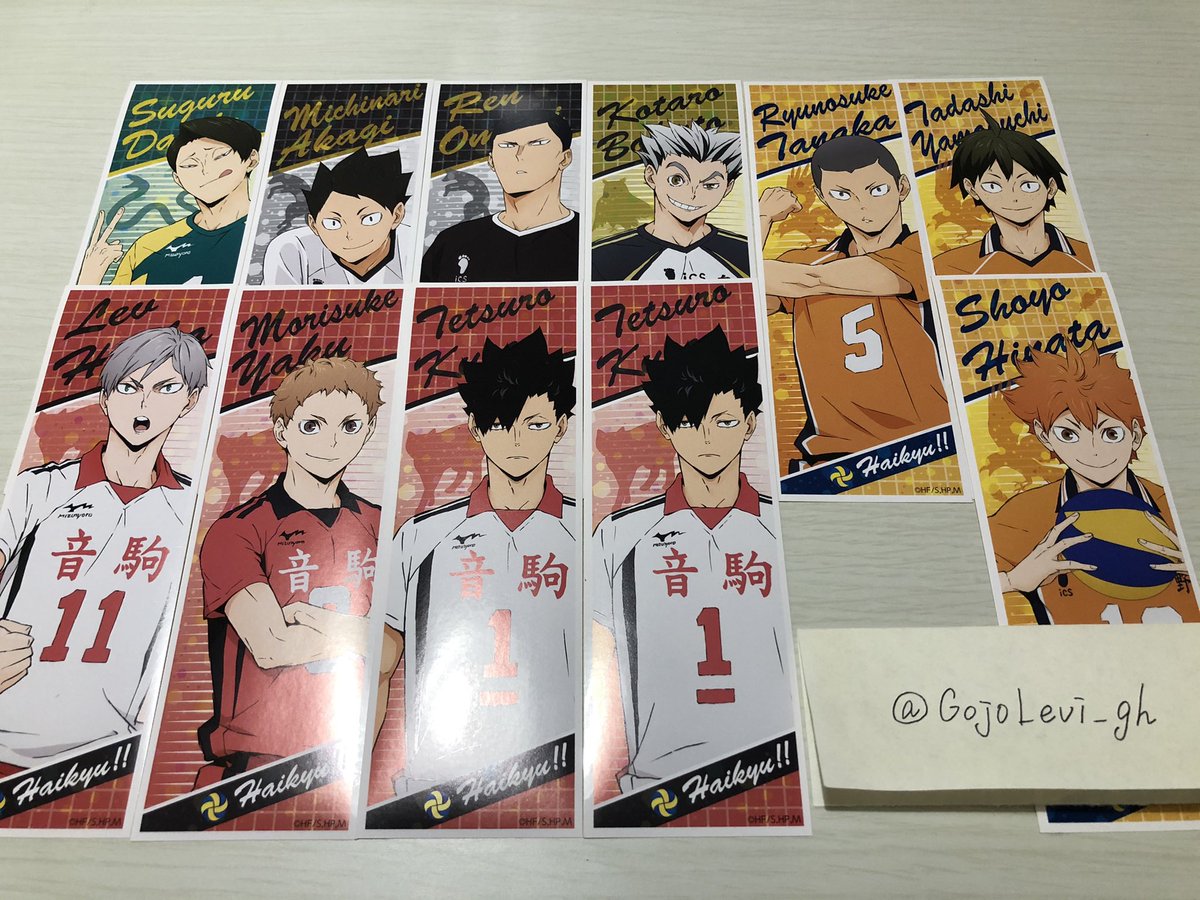 ゆん お取引垢 على تويتر こんにちは 初めまして お声掛けありがとうございます 申し訳ありませんがハイキュー展の特典は同種のみで探しておりますため交換が難しいです ご希望に添えず申し訳ありません またご縁がありましたらよろしくお願い致します