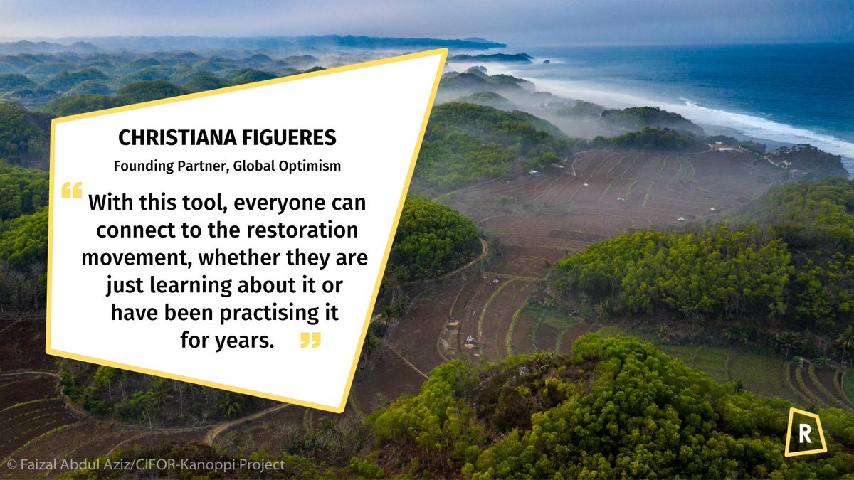 Restor_eco's tweet photo. Our platform supports restoration practitioners and scientists to engage in the #GenerationRestoration movement. 
With 50,000+ sites already involved, we can't wait for you to join us as we scale up. 
Let's #Restor our world, together 💪🌍@CFigueres 
https://t.co/aLSqNhjY9U https://t.co/dWUTkONaLh