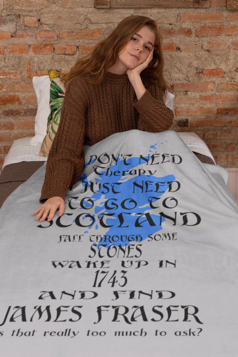 I Don’t need Therapy Throw Blanket Outlander Inspired, 60x50 Inches #JnJGifts #giftsforalloccasions #idontneedtherapythrowbvlanket #outlanderinspired #fleeceblanketsonetsy #onesideprint #machinewashable  #shopsmallbusiness  etsy.me/3vZk1uj