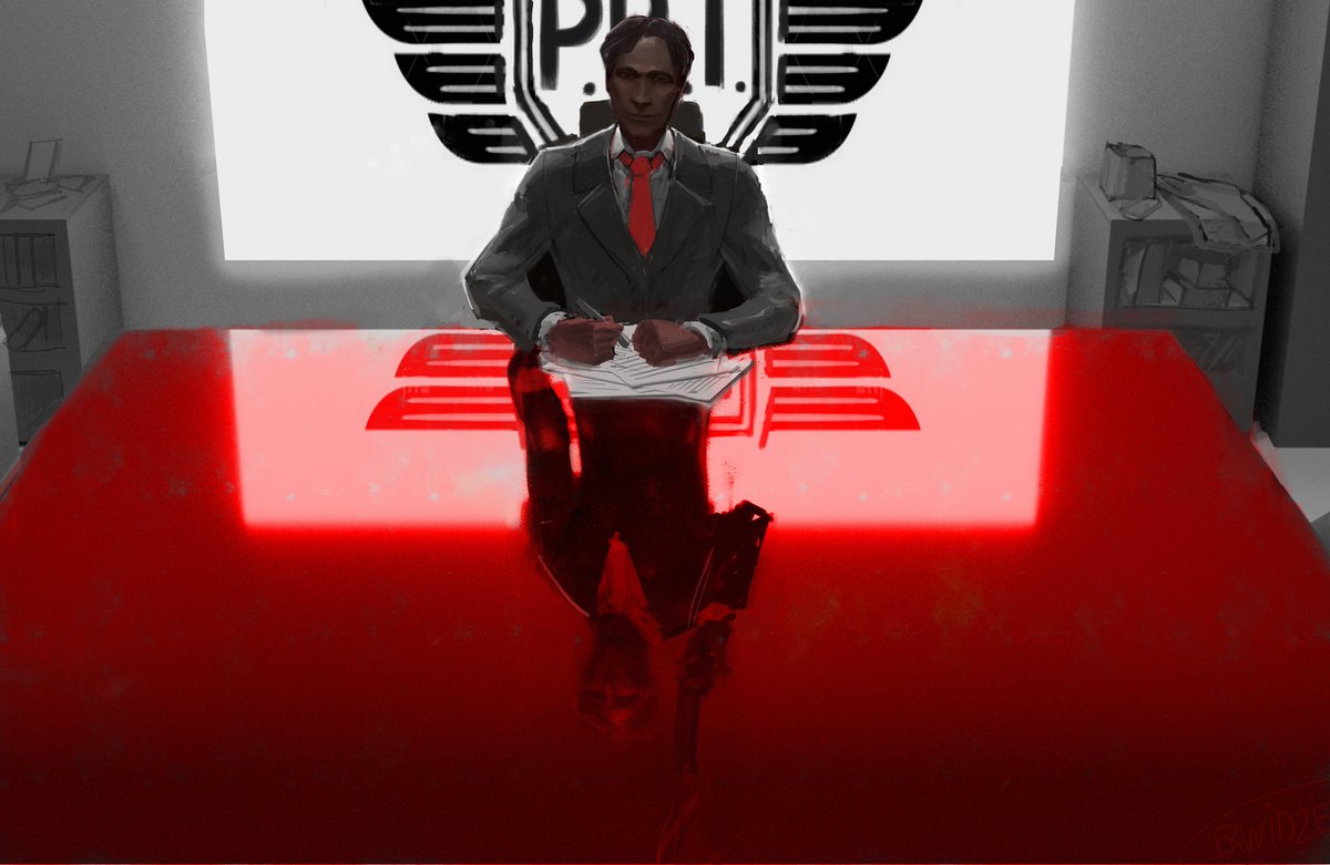 erwidze's tweet photo. Director of PRT, Thomas Calvert, in his office. #Fanart for #Worm, #Parahumans by #Wildbow. There were other ideas on how to show his power, but I liked that one the best. https://t.co/fbC71jWW4t