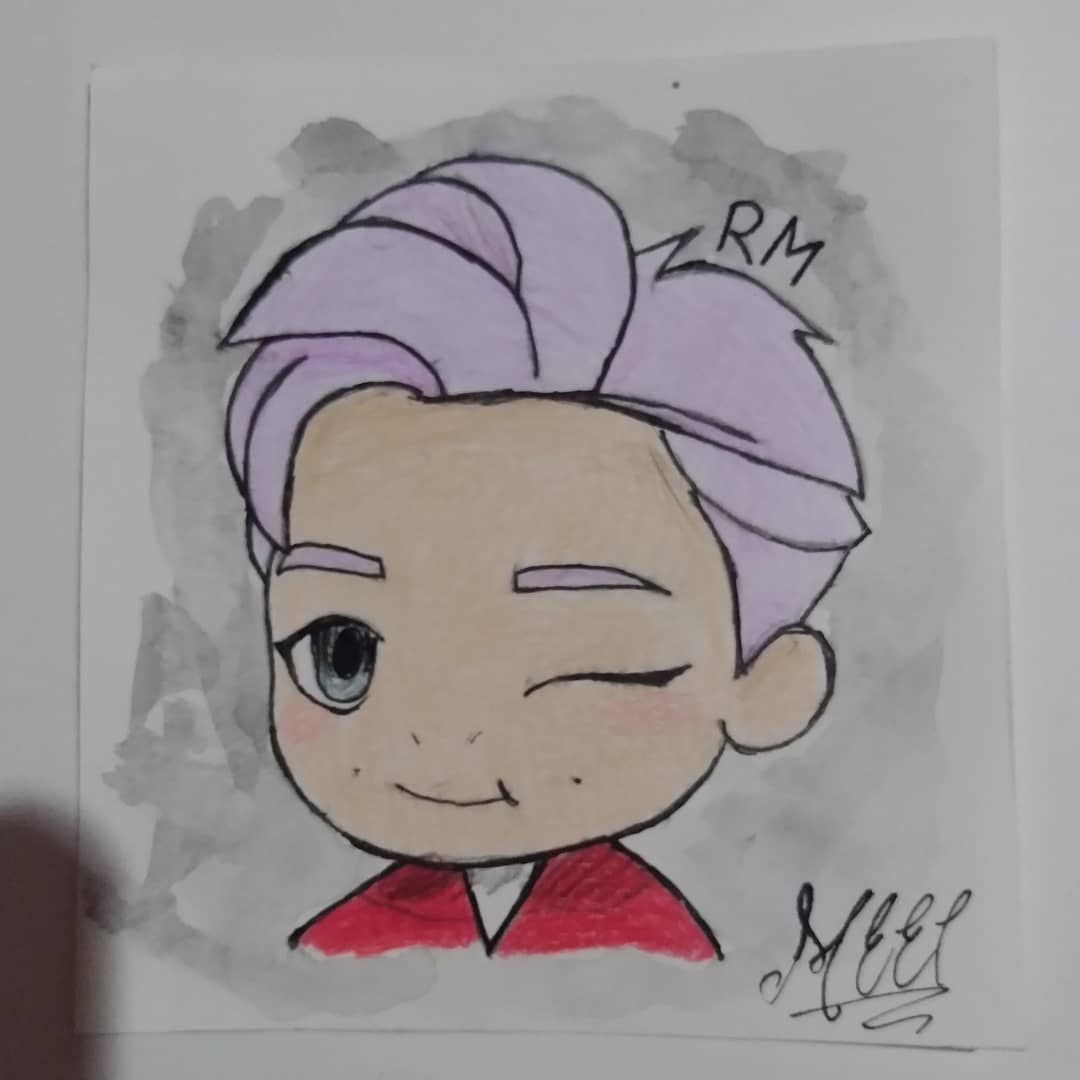 ArtMeec's tweet photo. KIM NANJOON 
#btsfesta #btsfesta2021 #kpopfanart  #btsfanart #army #kpop #aguarela #desenhoamão #tinytan https://t.co/Zpx4FcLIzF