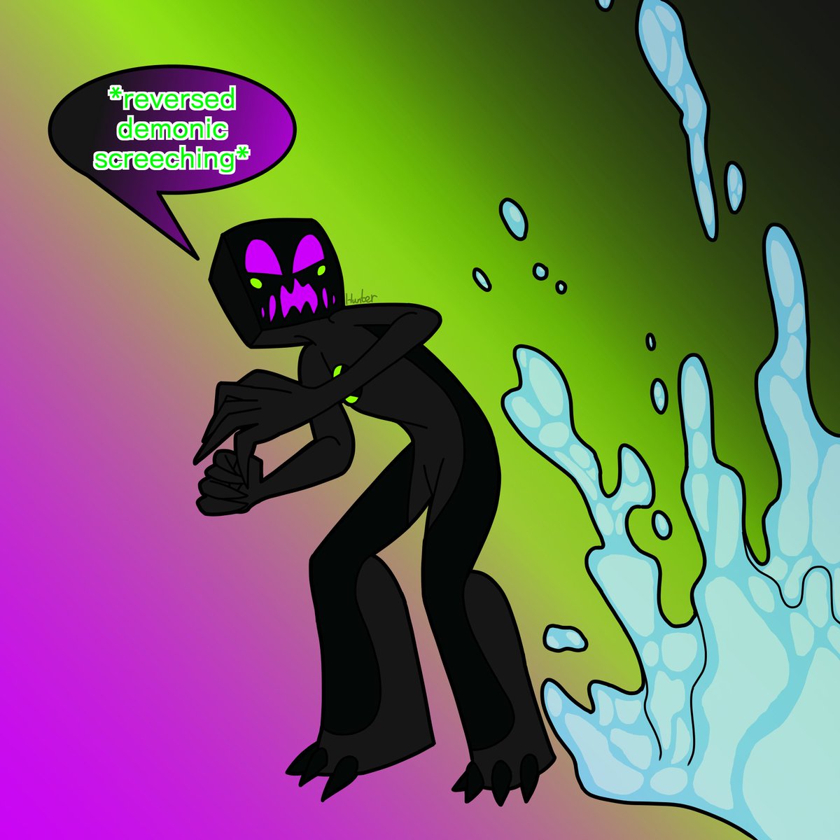 rhearoyhunter's tweet photo. Voidazoid VS water.
.
.
.
.
.
#ben10 #benten #enderman #minecraftenderman #endermanminecraft https://t.co/J4r4ebCeqM