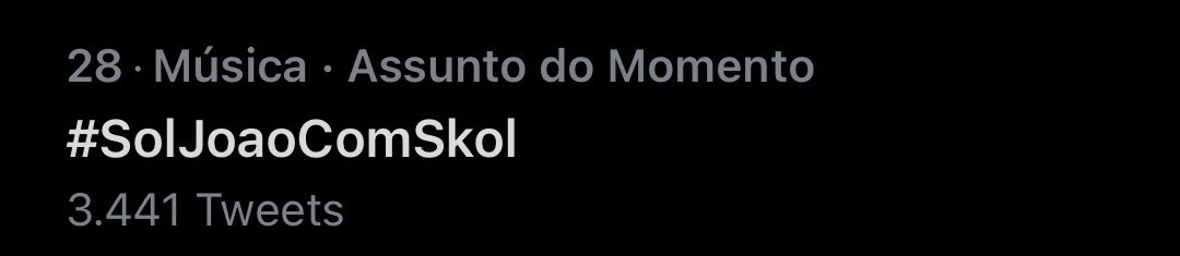 SolangeAlmeida's tweet photo. Vocês são demais!!! Estamos nos trends, assim o adm vai passar mal #SolJoaoComSkol https://t.co/nOJpSp8H05
