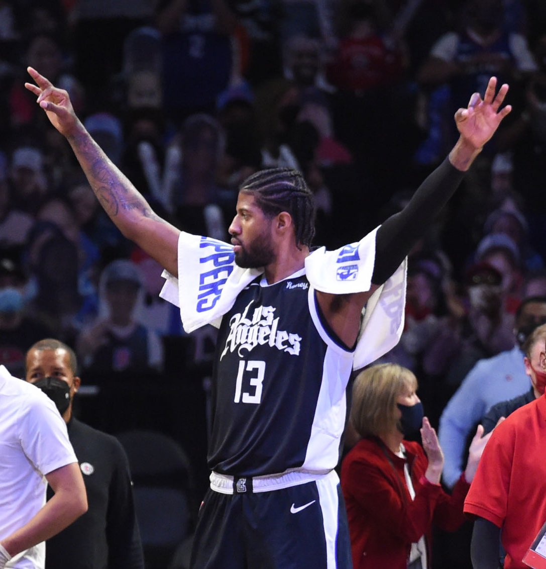 TheDunkCentral's tweet photo. Paul George in the first round: 

22 PTS - 6 REB - 10 AST
20 PTS - 13 REB - 6 AST
23 PTS - 10 REB - 6 AST
20 PTS - 9 REB - 3 AST
29 PTS - 7 REB - 4 AST
28 PTS - 12 REB - 6 AST
23 PTS - 6 REB - 5 AST https://t.co/6RHSPOx5ty