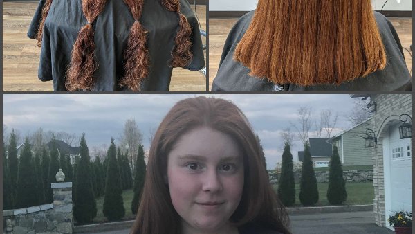 All. Of. THIS. ❤🦁👍 @PaulRBairdMS 7th grader Maddy Pereira recently donated 12 inches of her signature long red hair to @CWHL_org an organization whose mission is “Covering Young Heads to Heal Young Hearts!” Full article about this act of kindness--> bit.ly/3z7arYo