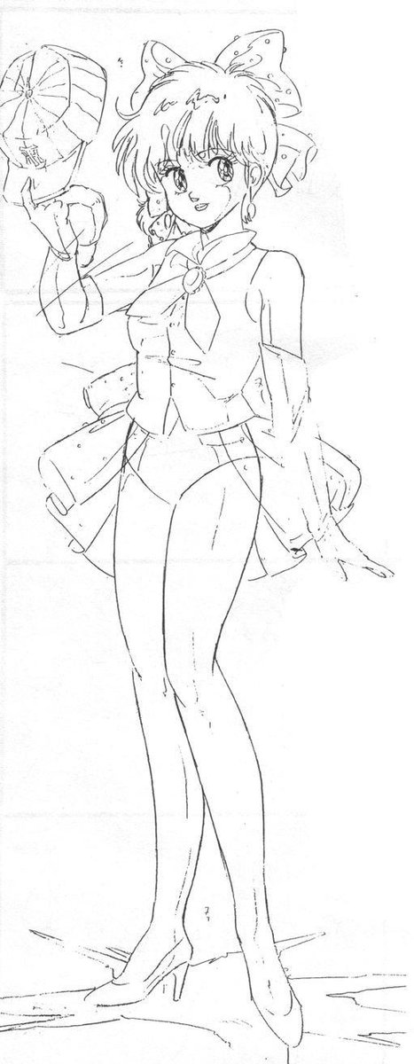 sousai_h's tweet image. #今日は何の日　1985/6/7「魔法のスター マジカルエミ」放送開始記念日！　
第19話より。実に1985年っすなあｗ　21年ぶりの優勝の年だったし、この回は大阪アニメアールの毛利和昭氏作画だものな！