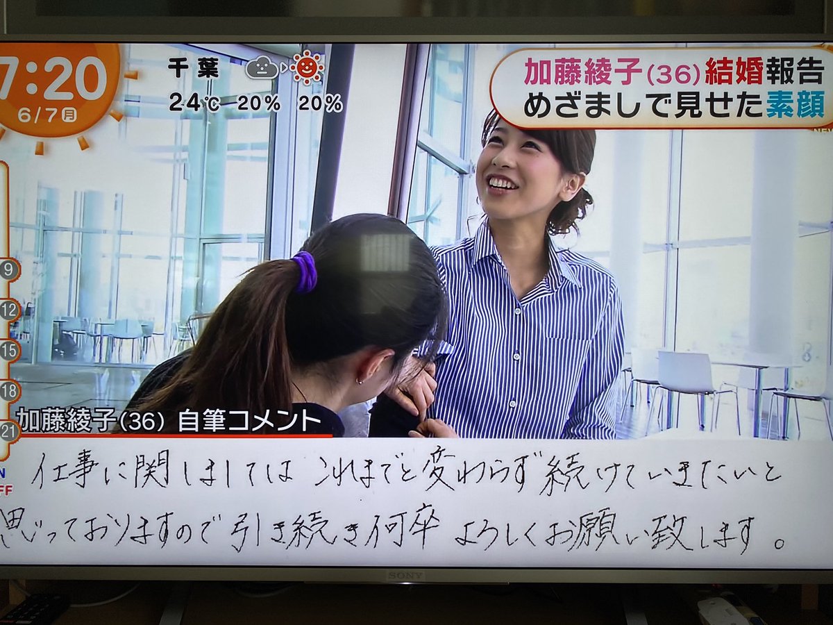 カトパンこと加藤綾子さん結婚に寄せられた お祝いコメント 思わぬ影響も Togetter カトパンこと加藤綾子さん結婚に寄せられた お祝いコメント 思わぬ影響も Togetter