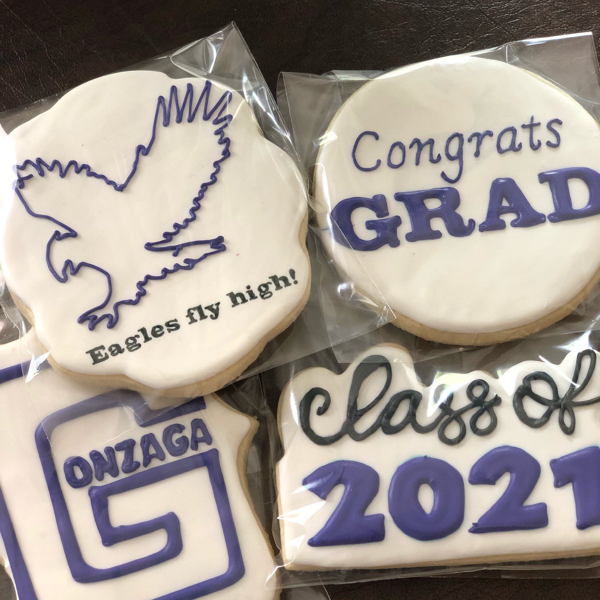 A quick shout out to <a href="/BookyBaucum/">Heather Baucum (she/her/hers)</a> for these amazing cookies! Not only are they the perfect decor for our grad celebration table, they are DELICIOUS!  

If you need custom cookies, I know exactly who you should call! 😉