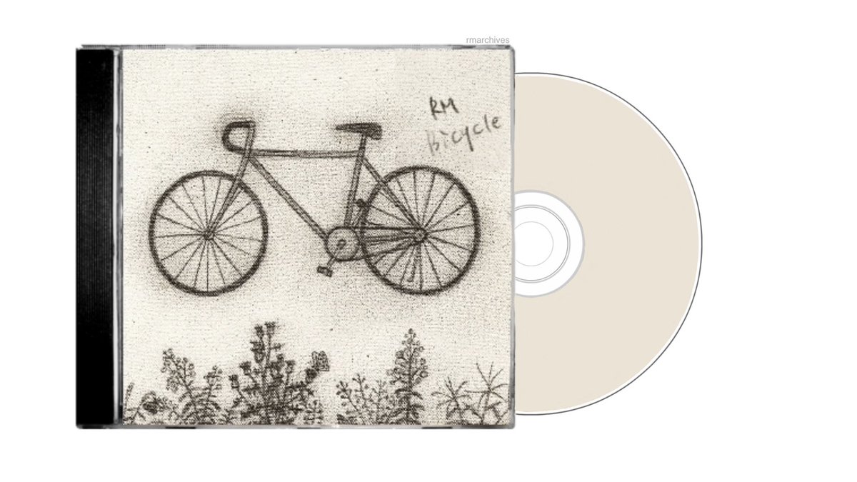 rmarchives's tweet photo. I made bicycle’s song cover into a album cover🥺🚲 #BicycleByRM https://t.co/DKZjfolKRf