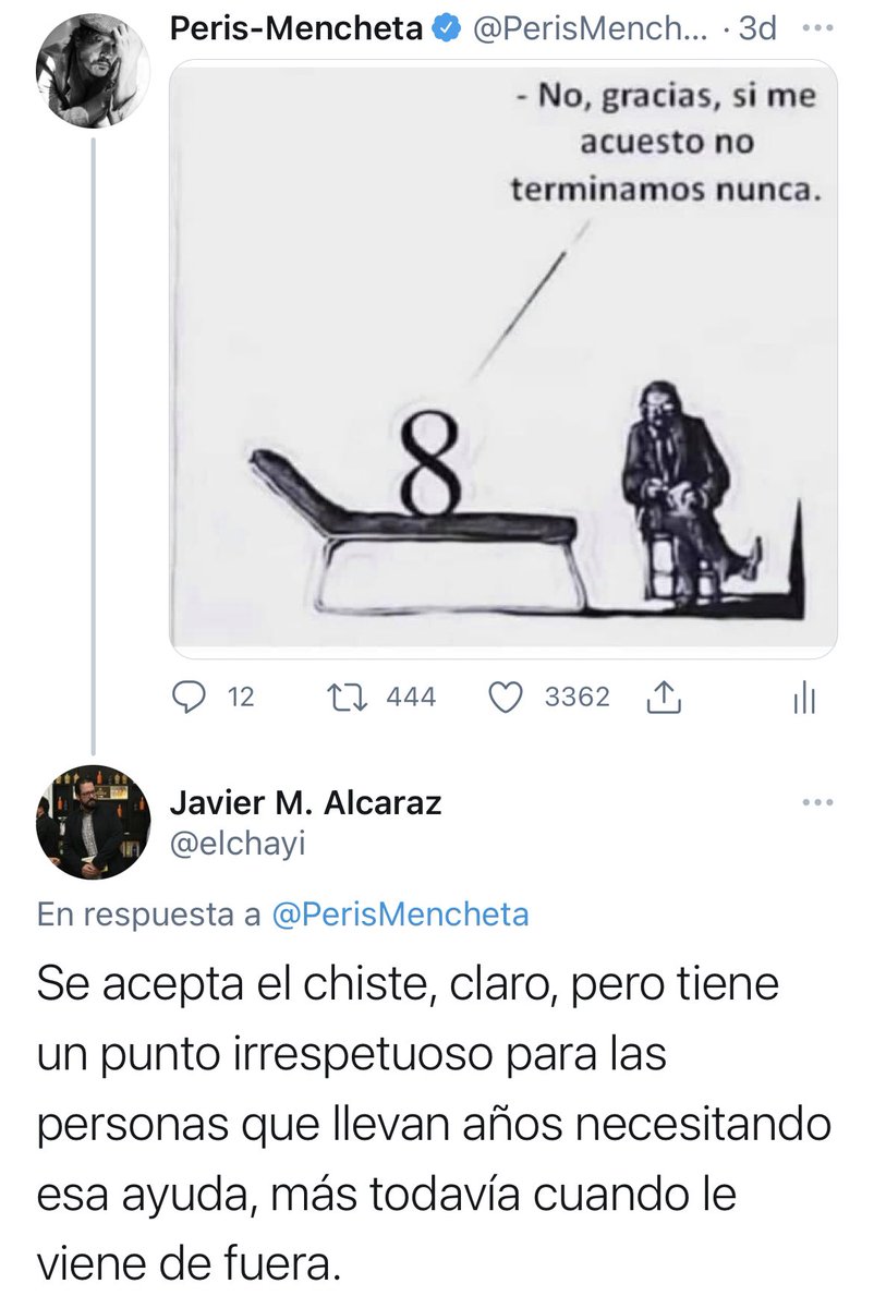 SantiGarciaCC's tweet photo. Los límites del humor tienden a infinito. https://t.co/f2Nu7SQT33