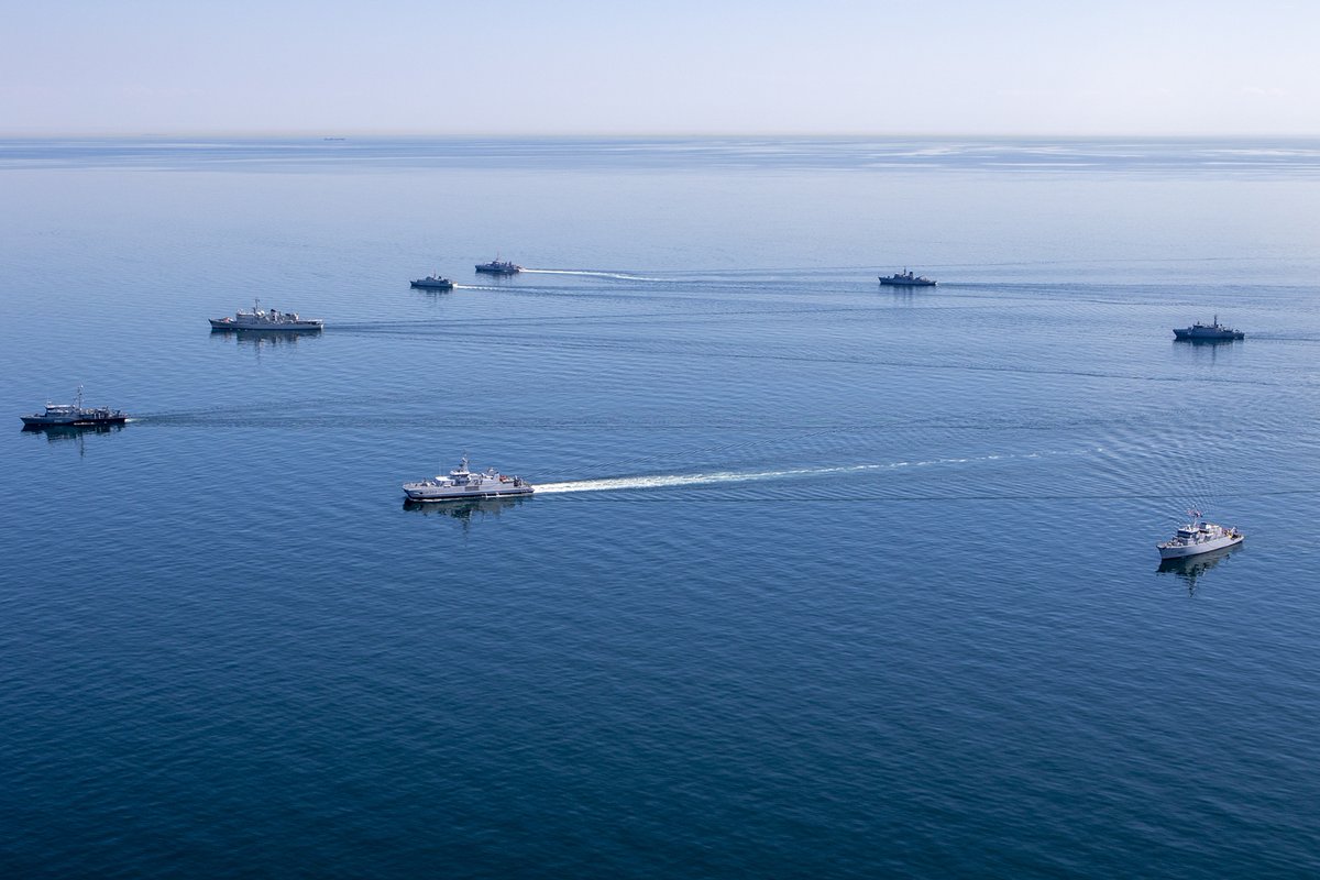 #SNMCMG1 takes part in the 50th Baltic Operations exercise that kicks off today, June 6 till the 18th⚓5 other MCM-vessels joined. These are units from France 🇫🇷 Finland 🇫🇮 Lithuania 🇱🇹 and two units from Norway 🇳🇴 
#WeAreNATO #StrongerTogether #BALTOPS50