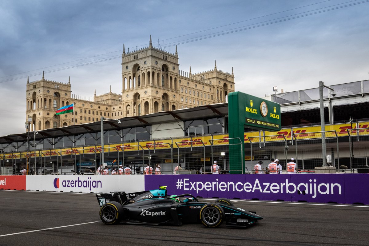 Ancora al traguardo Deledda sul difficile tracciato di #Baku #AzerbaijanGP #F2 Prossimo appuntamento il weekend del 17 luglio a Silverstone