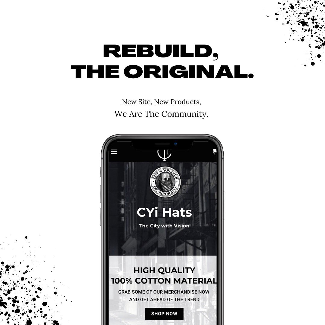 CYiHats's tweet photo. Come check out the New Site! 
•
Leave us feedback below 👇🏼 
•
Link in Bio
_______________________________________________

#yonkers #yonkersny https://t.co/VSLsqNdyPT