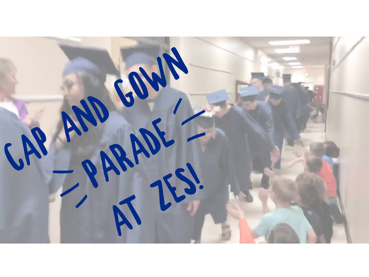Tomorrow, the Class of 2021 gets to spend time with the little Thunder at Zimmerman Elementary. (At about 10:00:) This year's parade will be outside with smiles and waves. We are so excited for this tradition to continue. <a href="/ISD728/">ISD 728</a> #GoThunder
