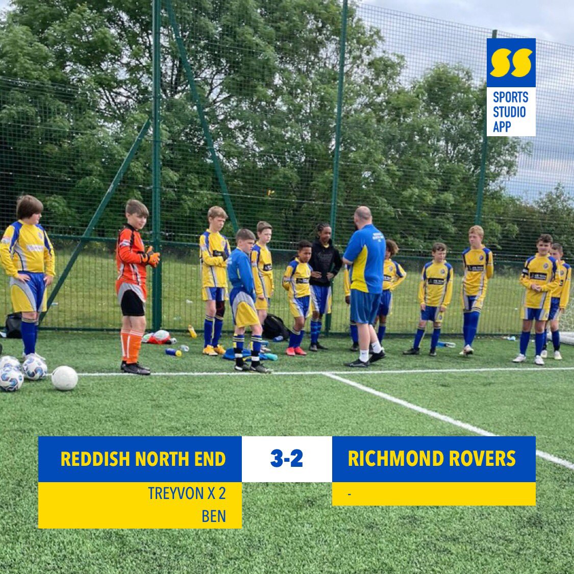 Reddish North End U13 Yellows tweet media