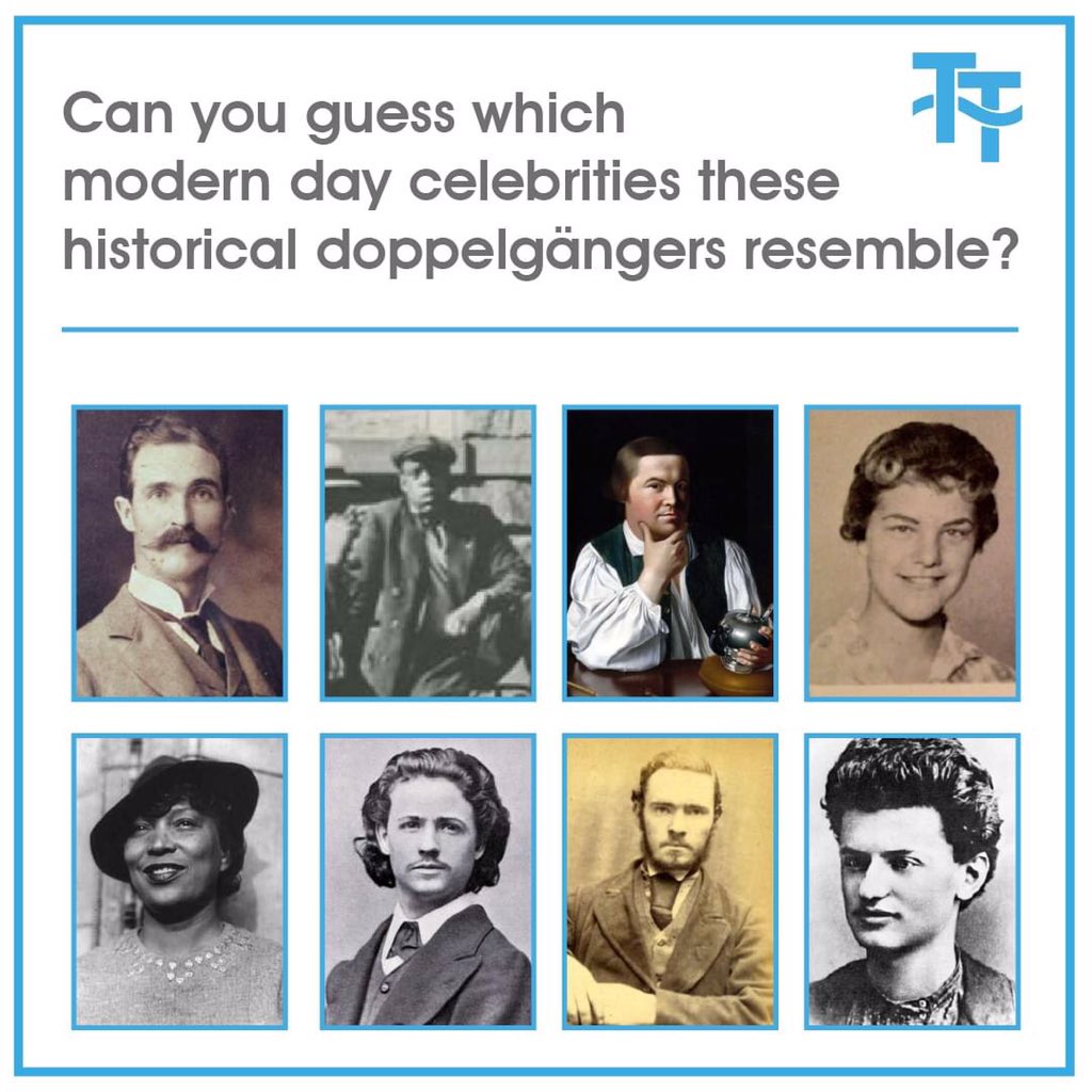 We were fascinated by these old pictures that have an uncanny resemblance to modern day celebs. Can you guess the celeb each picture resembles? DM us your answers and the first person to get them all correct will win a FREE Theatretrain Goodie Bag. 

#Win #Competition