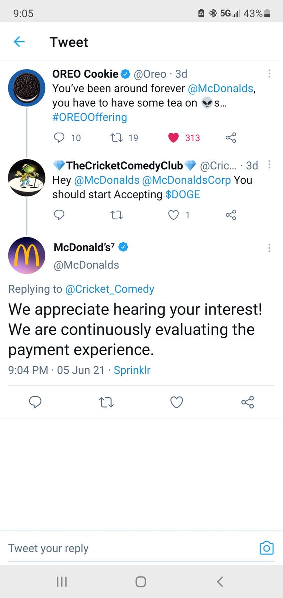 Cricket_Comedy's tweet photo. @Investments_CEO @McDonalds I THINK THEY MIGHT JUST CONSIDER!!!! Whatcha think @greg16676935420 ? https://t.co/JrqXgigMFK