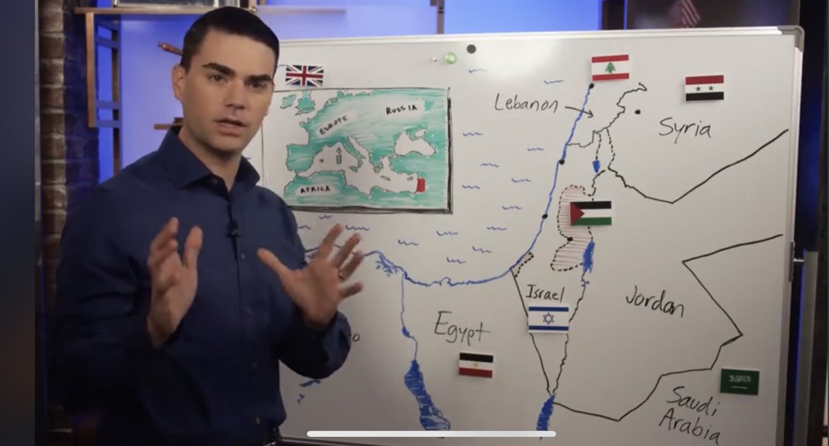 Ostrov_A's tweet photo. 3,000 years of history and one modern conflict, packed into a 40 minute must-watch video by @benshapiro, who offers this comprehensive guide on the #Israeli - #Palestinian conflict:

https://t.co/ViLUU9yhGg https://t.co/p6YFbCc1UJ