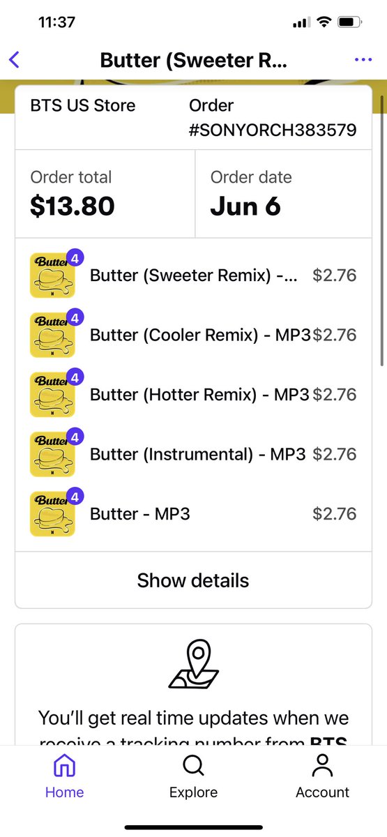 RiyaSang21's tweet photo. @USARMYFUNDS Done! Willing to help out anytime!!! #ARMYForButterParty #AllForButterParty #BTS https://t.co/4EZywVTbys