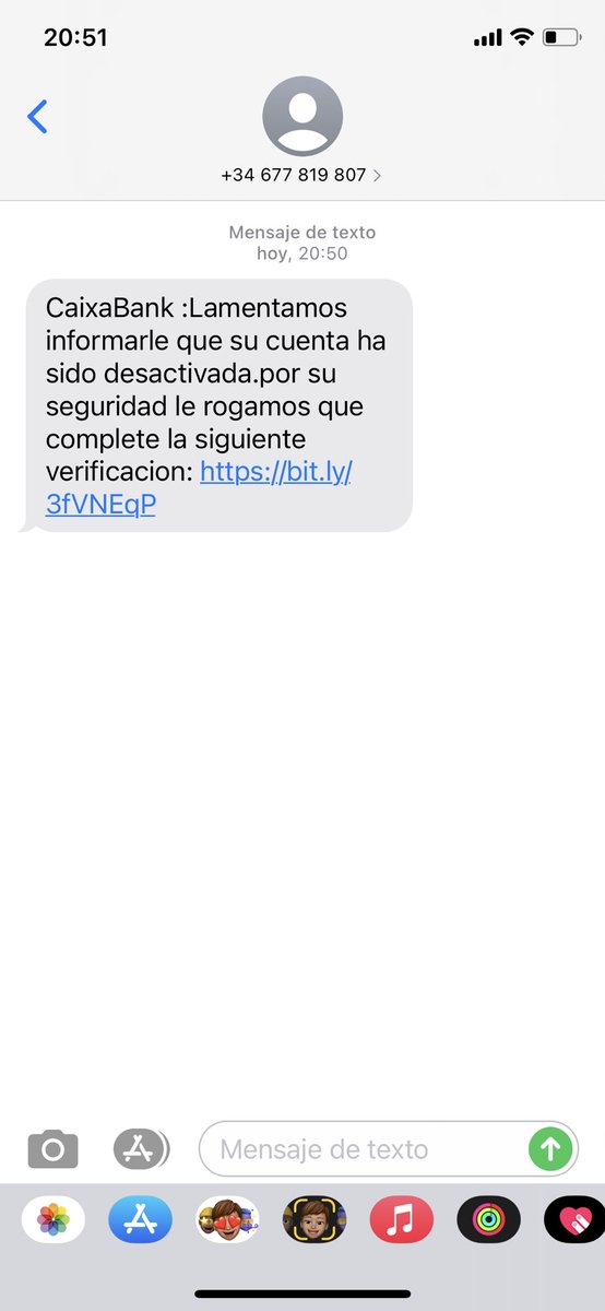 X_Mestres's tweet photo. @mossos No tinc compte a caixa banc però aquest missatge fa pudor 😏😏 https://t.co/SPvt98khwq