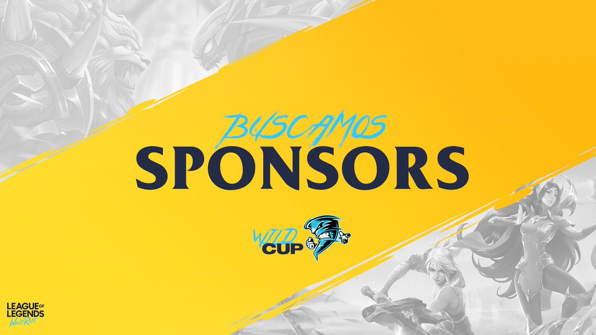 ⚠️ Atención LATAM ⚠️

Junto a @Rigelgaming16 buscamos patrocinadores para nuestro proyecto llamado "WildCup" 🔥

Su objetivo es generar una escena competitiva constante de WildRift, de LAS y LAN  para finales de JUNIO 😱

Interesados favor contactarnos al 📩
¡ Difundan !
🔃❤️