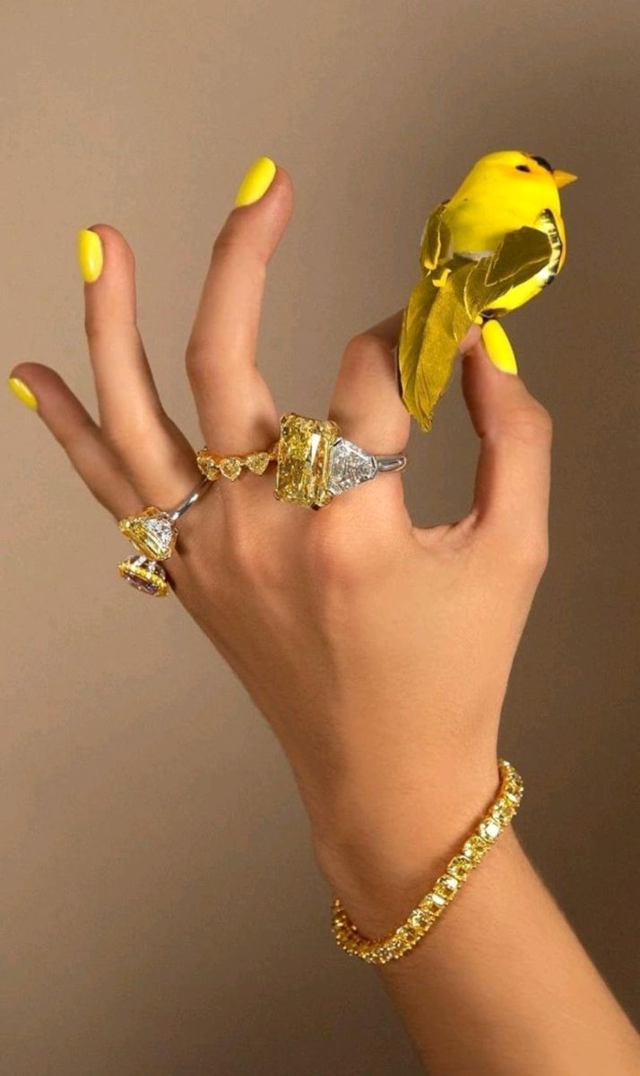saint_marche's tweet photo. #hautejoaillerie #christinasaintmarché #SundayStyling #paris #canarydiamond #canaryinthemine https://t.co/CxiQWvoM3X