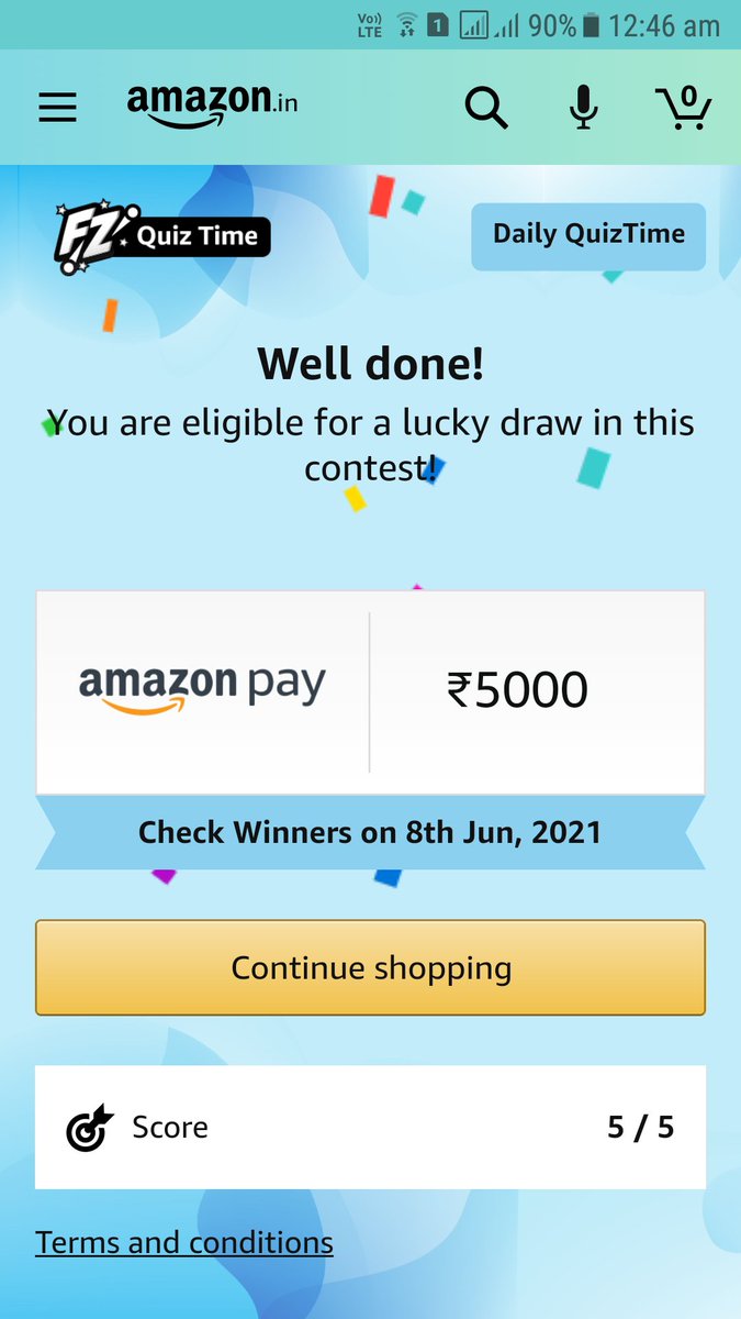 Heenabegumgour's tweet photo. #AmazonQuiz
#QuizTimeMorningWithAmazon
#AmazonQuizAnswer
#QuizTime
#DailyQuizTime
#Funzone
@amazonpay
@amazonIN
@amazon
@Heenabegumgour https://t.co/NGJebSeOpI
