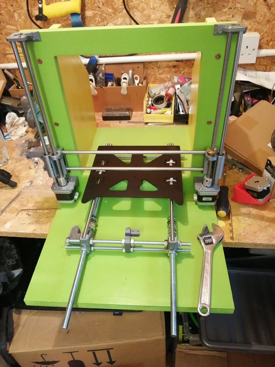 Got bored and started building a new printer.  It's a bit bright!