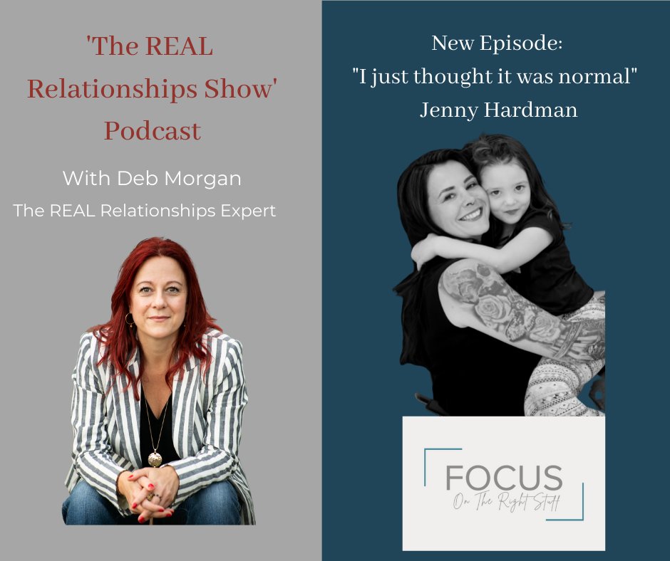 In this week's episode of The REAL Relationships Show Jenny Hardman talks about her experiences of domestic abuse.  Join us to hear the frank and open interview:

https://t.co/fbOKfMN3QG

Or search for The REAL Relationships Show on your favourite podcast platform. https://t.co/eywTlcDxi3