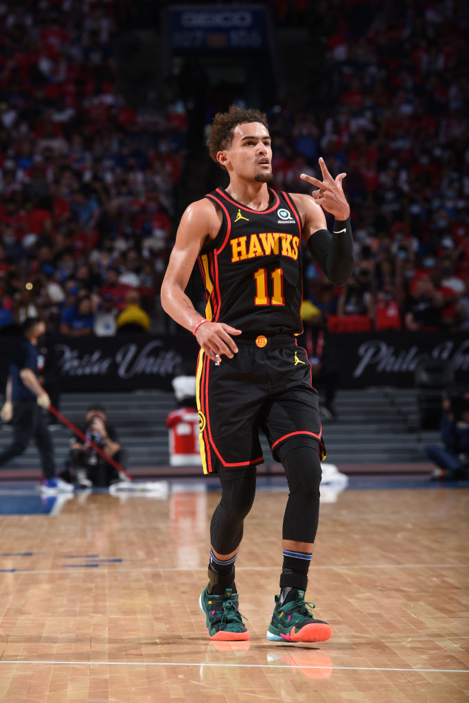 Trae Young is the first player in Hawks franchise history to have 35+ points and 10+ assists in a playoff game.
