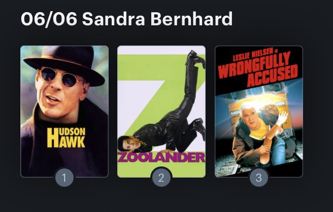 Hoy cumple años la actriz Sandra Bernhard (66) Happy birthday ! Aquí mi miniRanking: 