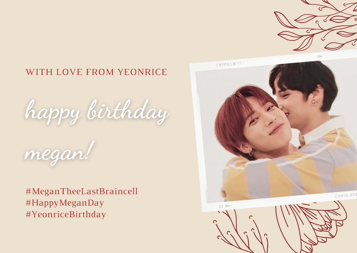 yeonrice's tweet photo. happy birthday to the owner of yeonrice's only braincell, @angstyun!
hope your day is as amazing as you are 💓
#MeganTheeLastBraincell
#HappyMeganDay
#YeonriceBirthday https://t.co/ezfKxYx6vb