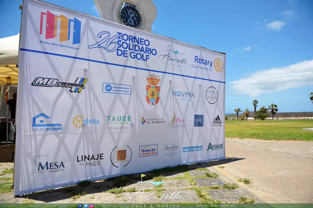 26 TORNEO DE GOLF SOLIDARIO - ROTARY CLUB TENERIFE SUR 
Una gran y divertida jornada de deporte con mucha participación. Gracias a todos por su asistencia. 
#tournament #golfcourse #amarillagolf #amarillaexperience #golfer #charity #tourism #golfplayer #golfpro #opengolf