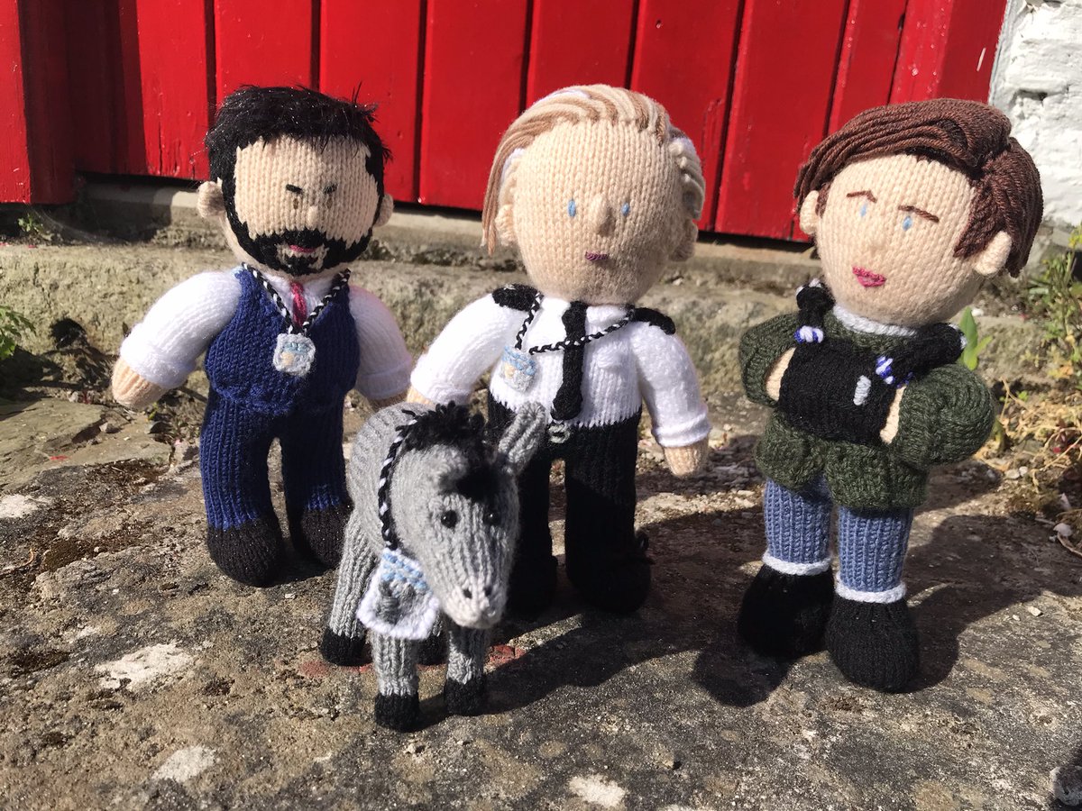 Steve, Kate and Ted accompany the Wee Donkey on an AC-12 team building day. #LineofDuty #ac12