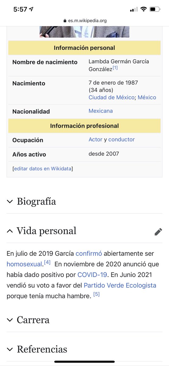 jxnathanng's tweet photo. Wey vean la página de wikipedia de Lambda García.💀💀💀💀 https://t.co/AzNJHw0kLX