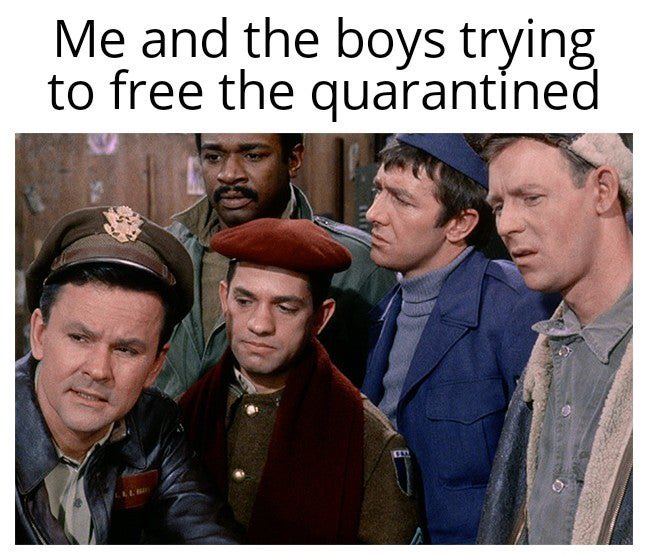 DILFSlayer10's tweet photo. Hogan’s Heroes 2020 https://t.co/Eu5IMEfXzS