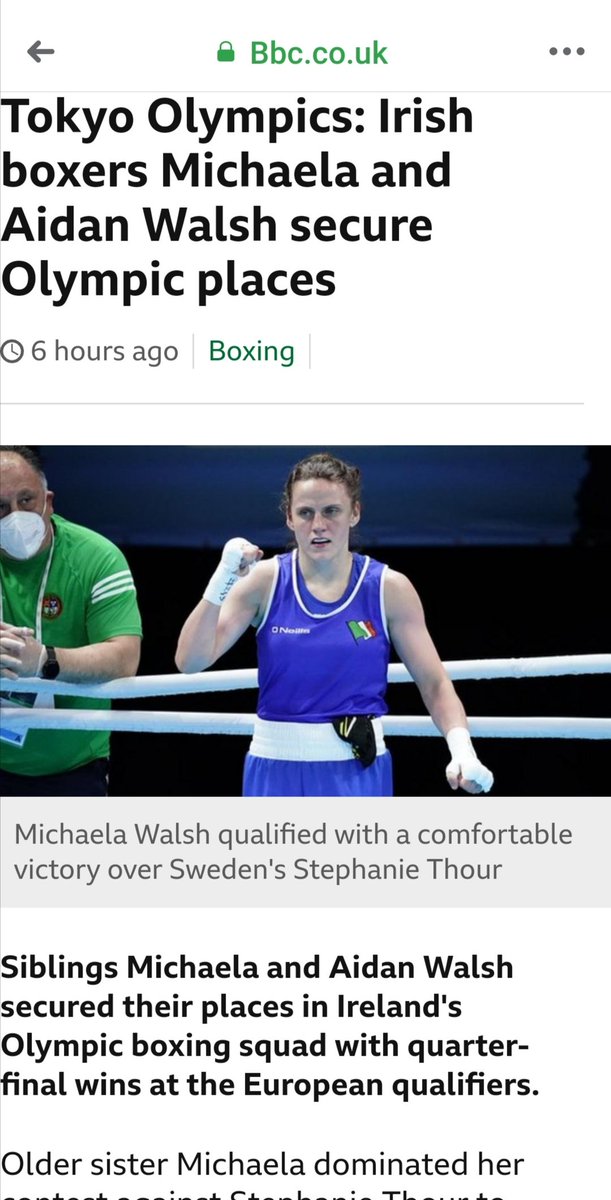 🥊🥊🥊🤩🤩🤩 Olympic qualifying siblings. Absolutely amazing. Congratulations past pupil Michaela Walsh and brother Aidan. <a href="/_stgens/">St. Genevieve's</a> @PrincipalStGens  <a href="/IABABOXING/">IABA</a>  👏👏👏