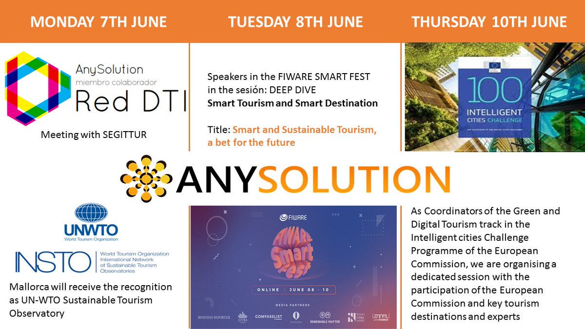 Ready to start a very busy "tourism" dedicated week! Participating in key international events contributing with our knowledge and experience on #smarttourism #sustainabletourism and #smartdestinations .<a href="/dordonyez/">Dolores Ordoñez</a>