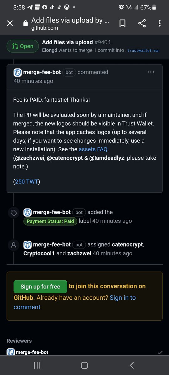 ElongateDeluxe's tweet photo. Big things happening today 🙌 We have successfully submitted our logo to trust wallet.

ELONGATE DELUXE:  Pioneers of  Maximum Elongation Technogy since 2021! https://t.co/ThH5rXSdDo
