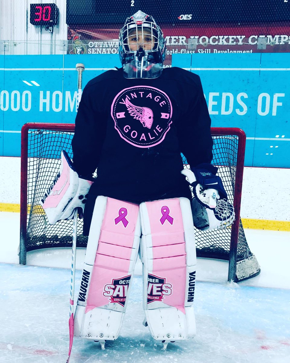 What do hockey and #CHEO have in common? Saving lives! Through the <a href="/OctoberSaves/">October Saves</a> Goalie Challenge, goalies found creative ways to make saves at home and at practice to raise important funds for cancer research – a total of $40,339! Thank you for being a #hero4CHEO! #CHEOtelethon