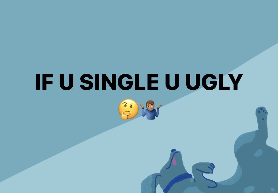 Shiiiitttt it all makes sense now😅….where my fellow ugly followers at 👀😂???