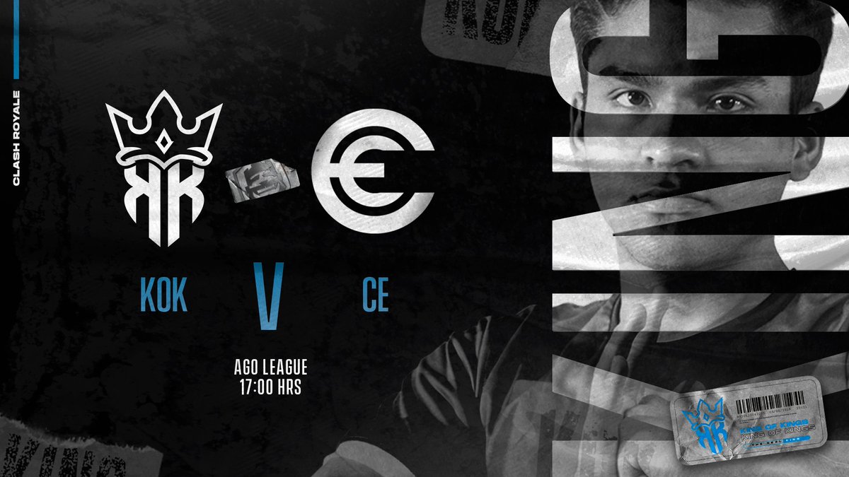 kingOfKings Chile 🇨🇱 (@kok_chile) on Twitter photo #ClashRoyale | ¡Match Day! 🤩
Ya estamos listos para una nueva jornada, a dejarlo todo guerreros para traer esos puntos al reino.
🏆| <a href="/AGOLeague/">AGO League Clash Royale</a>
🆚️| <a href="/CE_eSportsGG/">CE Esports 🏆</a>
🕔| 17:00 🇵🇪🇲🇽
¡Vamos con todo reyes! 🙌
#TheRealKing 👑 #ClashRoyale | ¡Match Day! 🤩
Ya estamos listos para una nueva jornada, a dejarlo todo guerreros para traer esos puntos al reino.
🏆| <a href="/AGOLeague/">AGO League Clash Royale</a>
🆚️| <a href="/CE_eSportsGG/">CE Esports 🏆</a>
🕔| 17:00 🇵🇪🇲🇽
¡Vamos con todo reyes! 🙌
#TheRealKing 👑