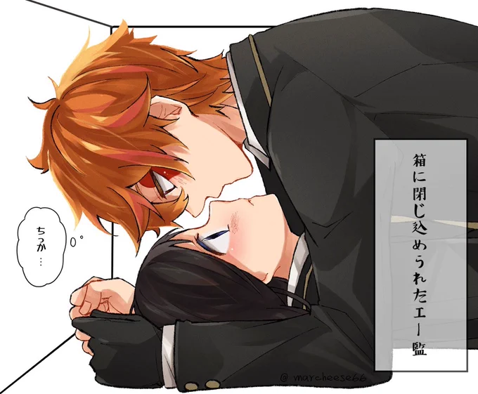 箱に閉じ込められたエー監
#twstプラス
#twst_NL 