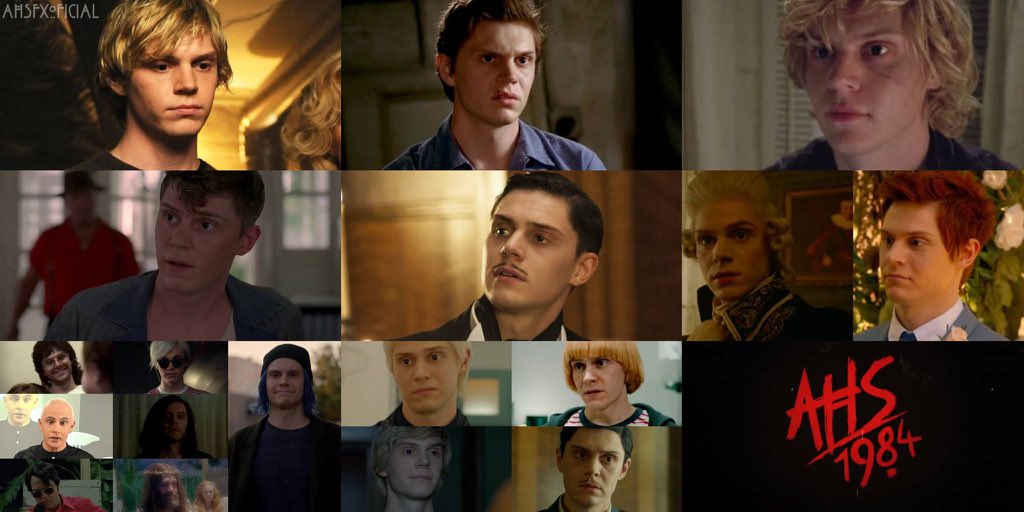 SoyHaroldConH's tweet image. Evan Peters #TateLangdon #KitWalker #KyleSpencer #JimmyDarling #MrMarch #EdwardPhilipeMott #RoryMonahan #KaiAnderson #AndyWarhol #MarshalApplewhite #DavidKoresh #JimJones #CharlesManson #JeffPfister