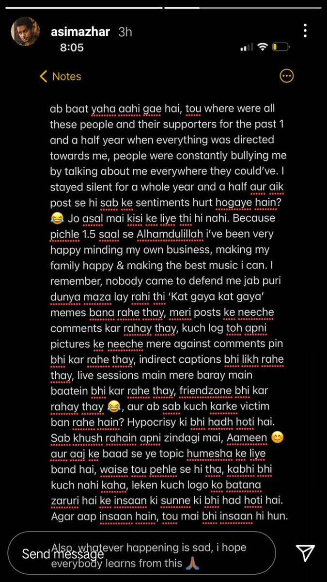 RutabaRashid3's tweet photo. Relax you old nibbas 😅🔥
RiP Personal life 😅
#HaniaAamir  #AsimAzhar #FightingOnline https://t.co/izkqEmmmeP