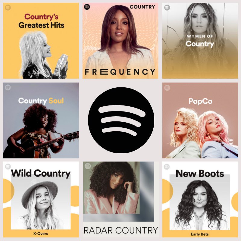 TheWomenCountry's tweet photo. We love these @Spotify Country Playlist covers! 💛 https://t.co/3YURjA5IRL