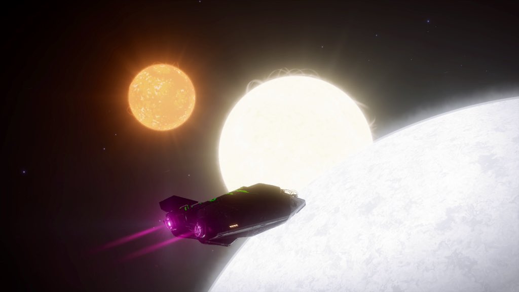 Niibl's tweet photo. Day 1090 - Expedition Aqua
Me alone in the Black
Stellar objects.
Or AspEx with lighting...
@EliteDangerous
@MissionFarsight
#StellarScreenshots https://t.co/7Vs5yFkt5B