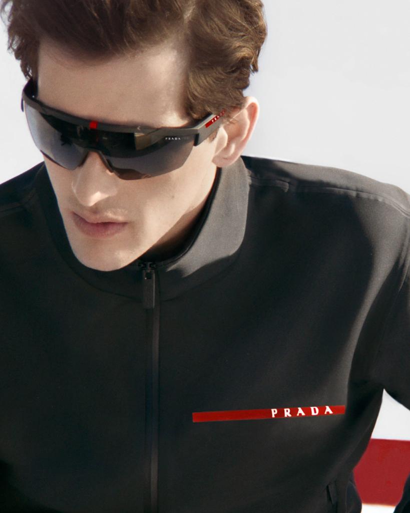 prada double technical jersey sweatshirt