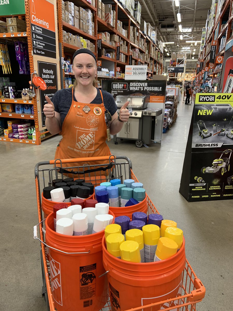 Solid recovery of $403 in spray paint this afternoon! @cprokofieff1212 <a href="/AngieSuePet1/">Angela Peterson</a> <a href="/TheSuzetteJ/">Suzette Johnson</a> <a href="/1rawone/">Raffee wright</a> <a href="/gopher006/">Anthony Pacheco</a> <a href="/HutchAPS/">HDHutcH_APS</a>
